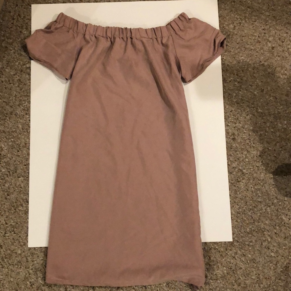 off the shoulder dress